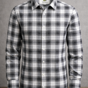 Black & White Plaid Shirt